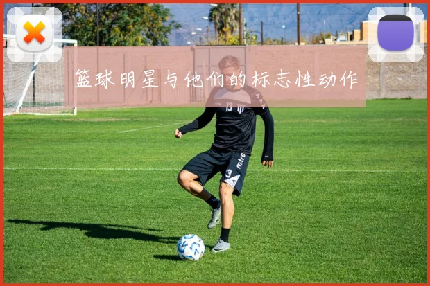 篮球明星与他们的标志性动作